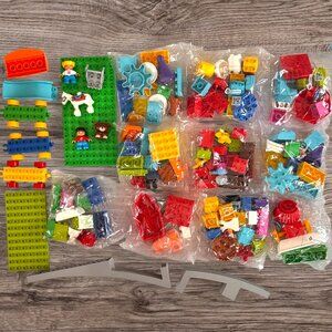 LEGO Duplo Education STEAM Park (Box B) New Bags Figures Gear Slide Track Pieces